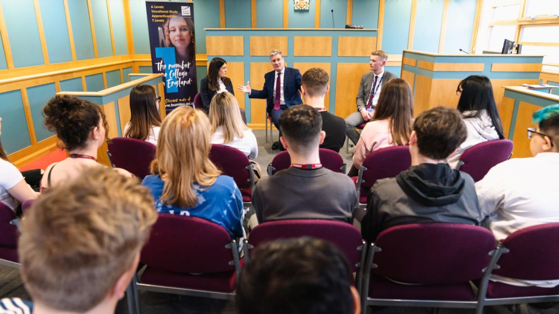 Keir Starmer and Lisa Nandy Visit the college